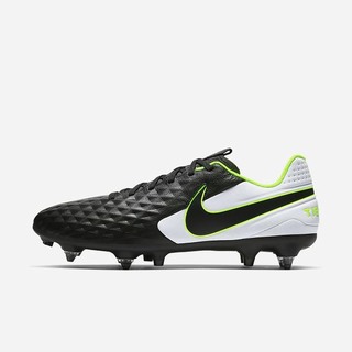 Ghete Fotbal Nike Tiempo Legend 8 Academy SG-PRO Anti-Clog Traction Soft-Ground Dama Negrii Albi Neg